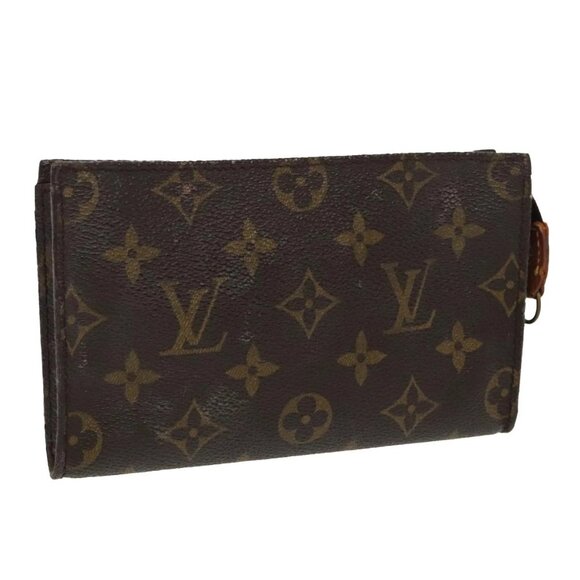 LOUIS VUITTON Monogram Bucket PM Accessory Pouch LV Auth 101013 - Picture 1 of 16